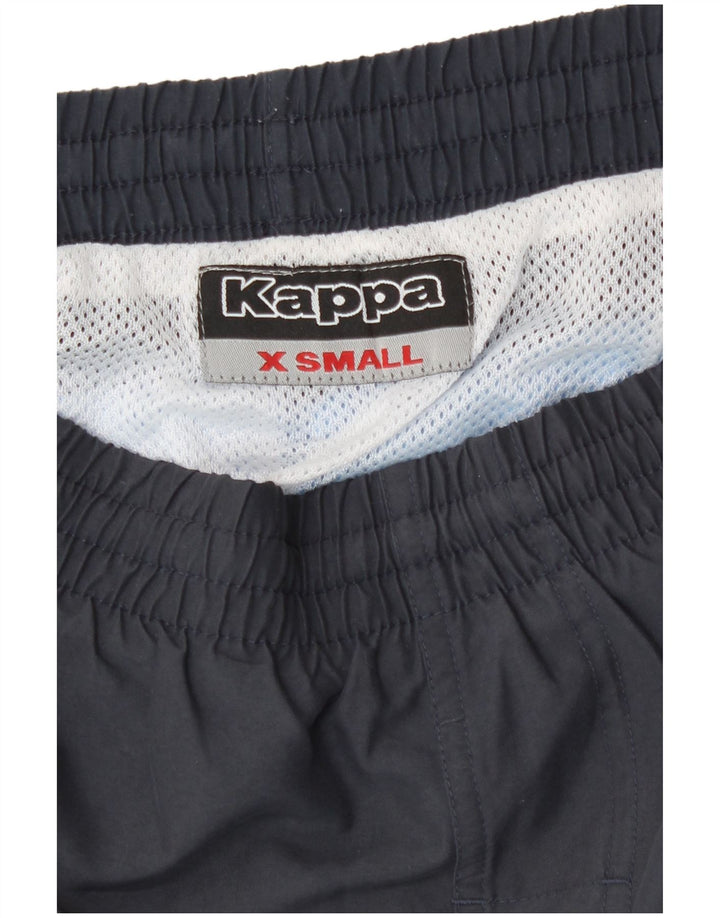 Kappa Herren-Badeshorts mit Grafik, XS, Marineblau, Farbblock-Polyester