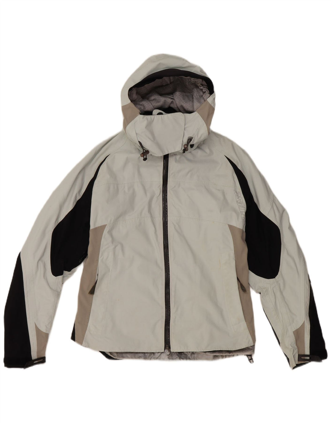DAINESE Damen Windjacke UK 14 Medium Off White Colourblock