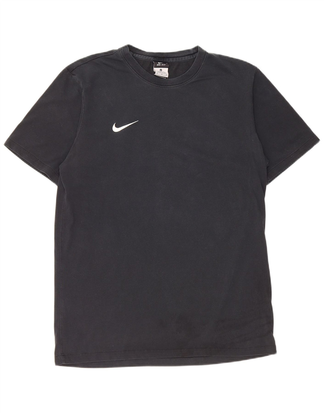Nike Herren Dri Fit T-Shirt Top Medium Schwarz
