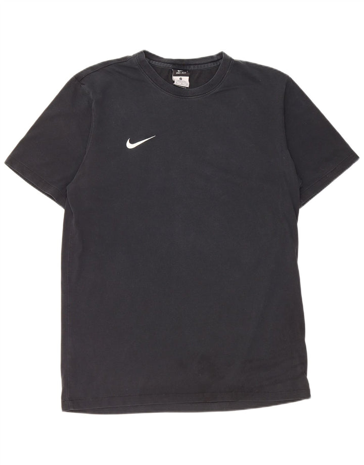 Nike Herren Dri Fit T-Shirt Top Medium Schwarz