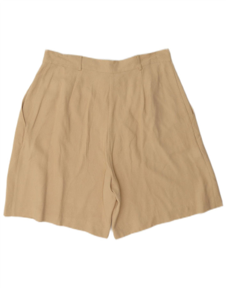 Vintage Damen Pegged Casual Shorts IT 44 Medium W28 Beige