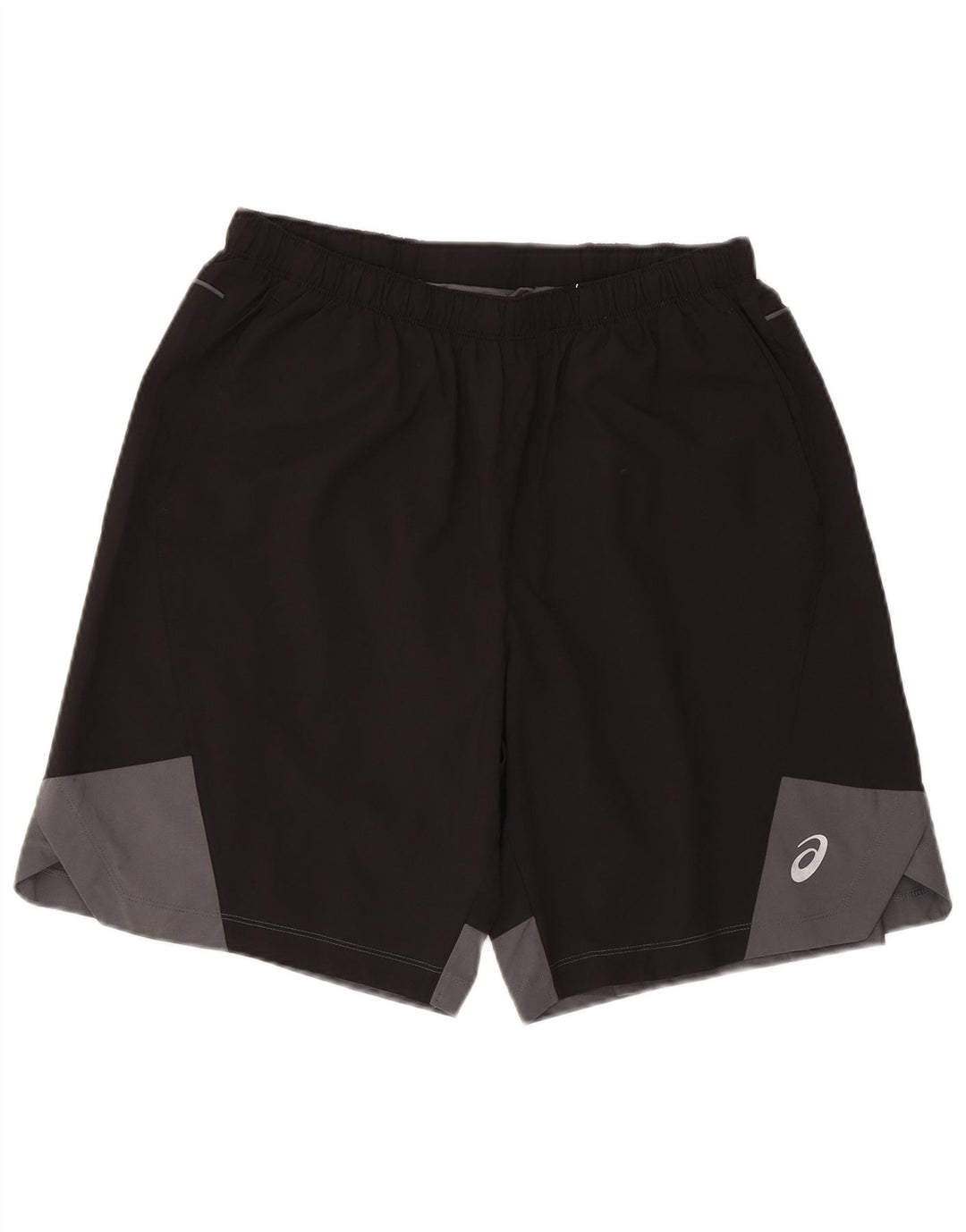 Asics Herren Sportshorts Mittelschwarzes Colourblock-Polyester