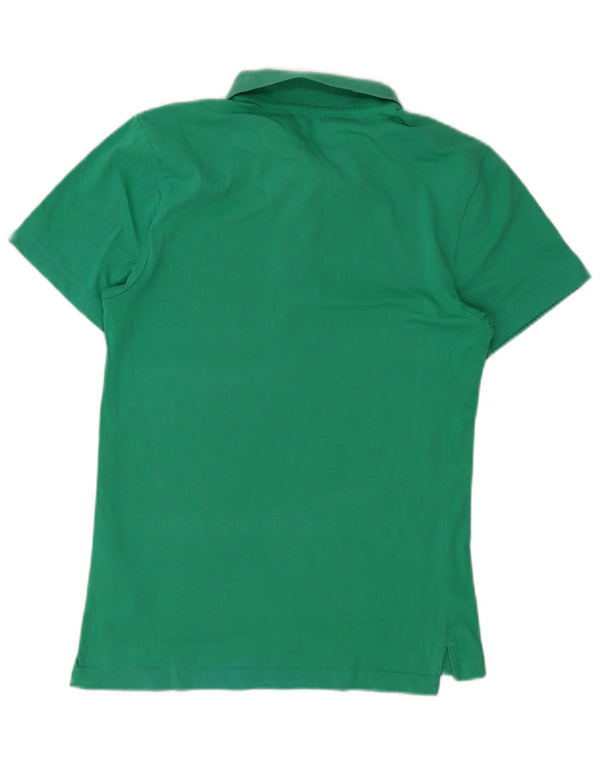 Nike Herren Poloshirt UK 34/36 Small Grüne Baumwolle