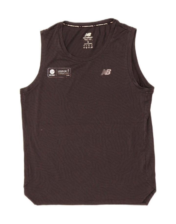 New Balance Herren Graphic Vest Top Small Schwarz