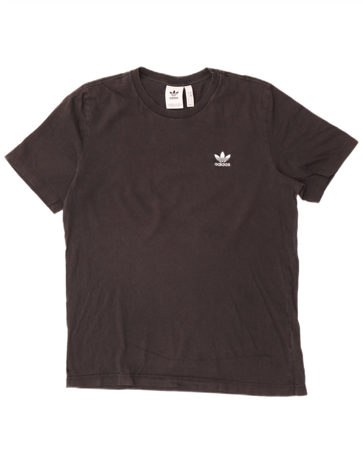 ADIDAS Herren T-Shirt Top Medium Schwarz Baumwolle