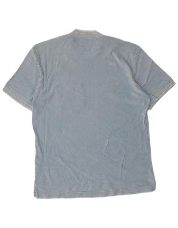 Gas Herren T-Shirt Top Large Blau Baumwolle