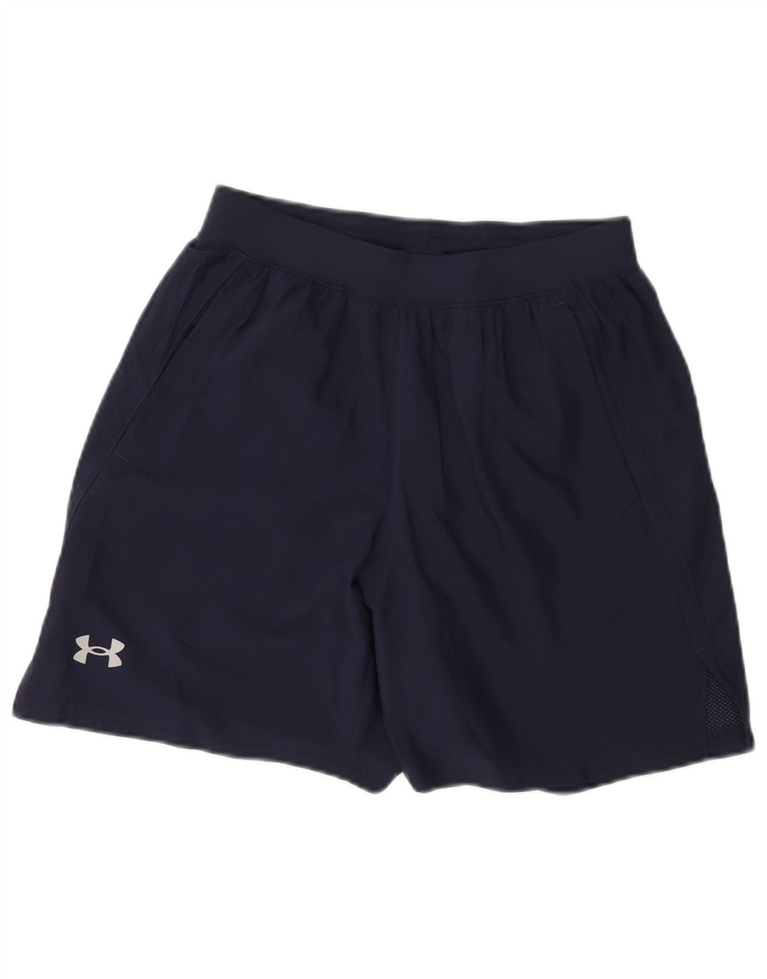 Under Armour Damen Sportshorts UK 10 Small Marineblau Polyester