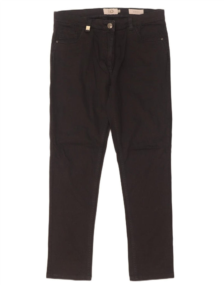 Dack's Slim-Jeans für Damen, W32, L29, schwarze Baumwolle