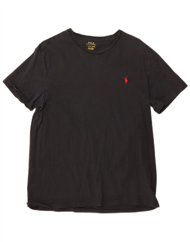 Polo Ralph Lauren Damen T-Shirt Top UK 16 Large Schwarz