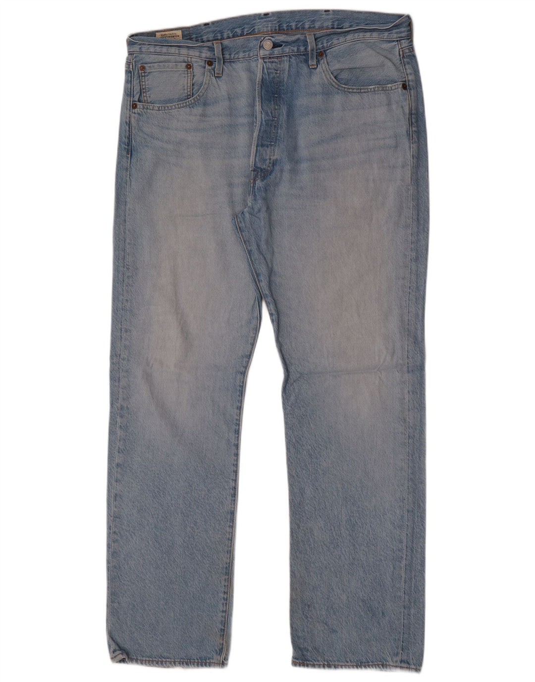 Levi's Herren 501 Straight Jeans W38 L32 Blaue Baumwolle
