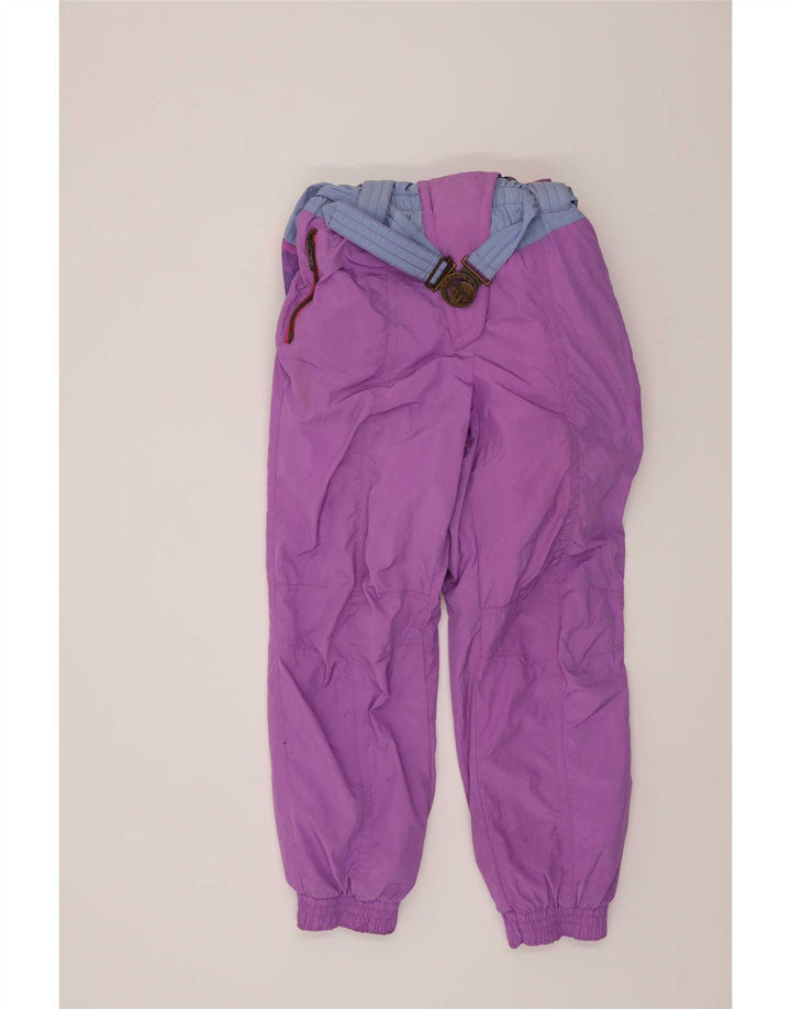 Ninety Eight Ski-Overall für Damen, UK 14, Mittellila, Farbblock-Retro
