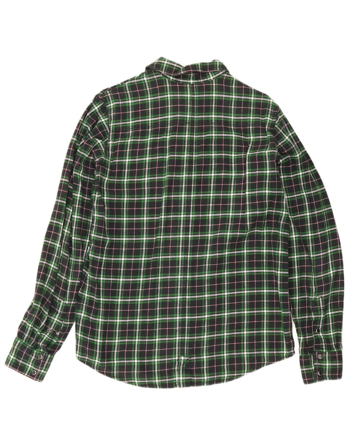 Dickies Herren-Flanellhemd, groß, grün kariert, Baumwolle
