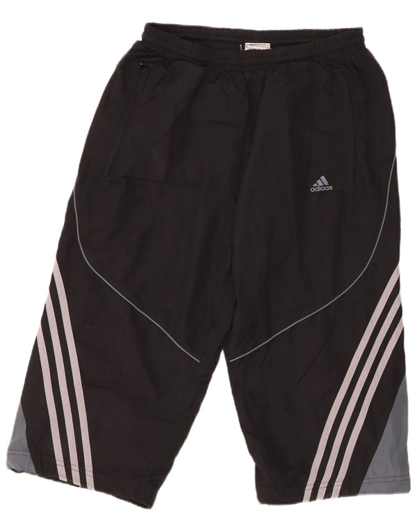 Adidas Herren Bermuda Sport Shorts Small Schwarz Colourblock Polyester