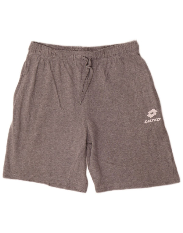 Lotto Herren Sportshorts 2XL Grau Baumwolle