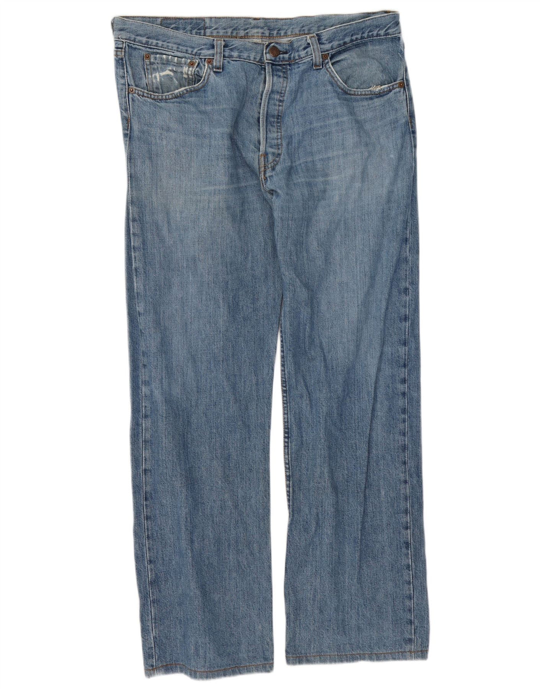 Levi's Herren 501 Straight Jeans W38 L30 Blaue Baumwolle