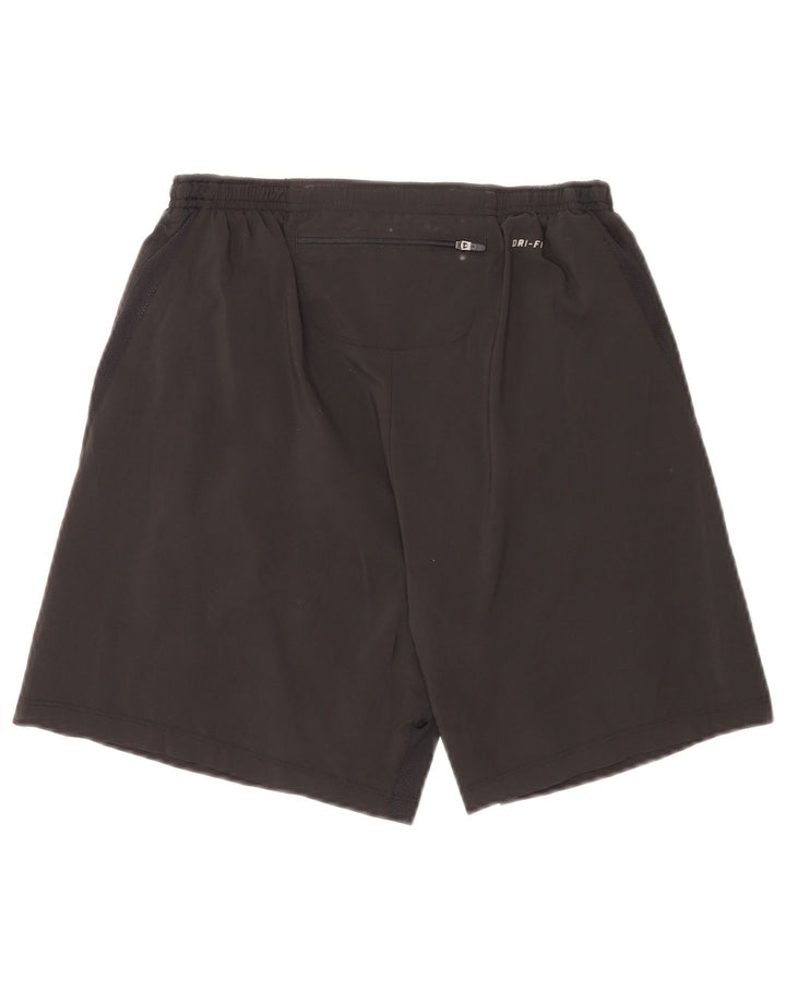Nike Herren Sportshorts Medium Schwarz Polyester