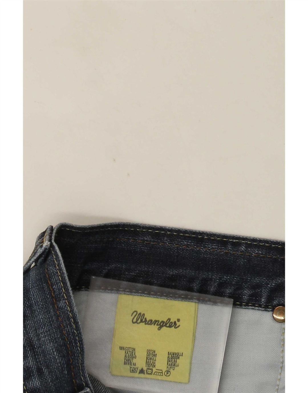 Wrangler Herren Dayton Bootcut Jeans W34 L32 Blaue Baumwolle