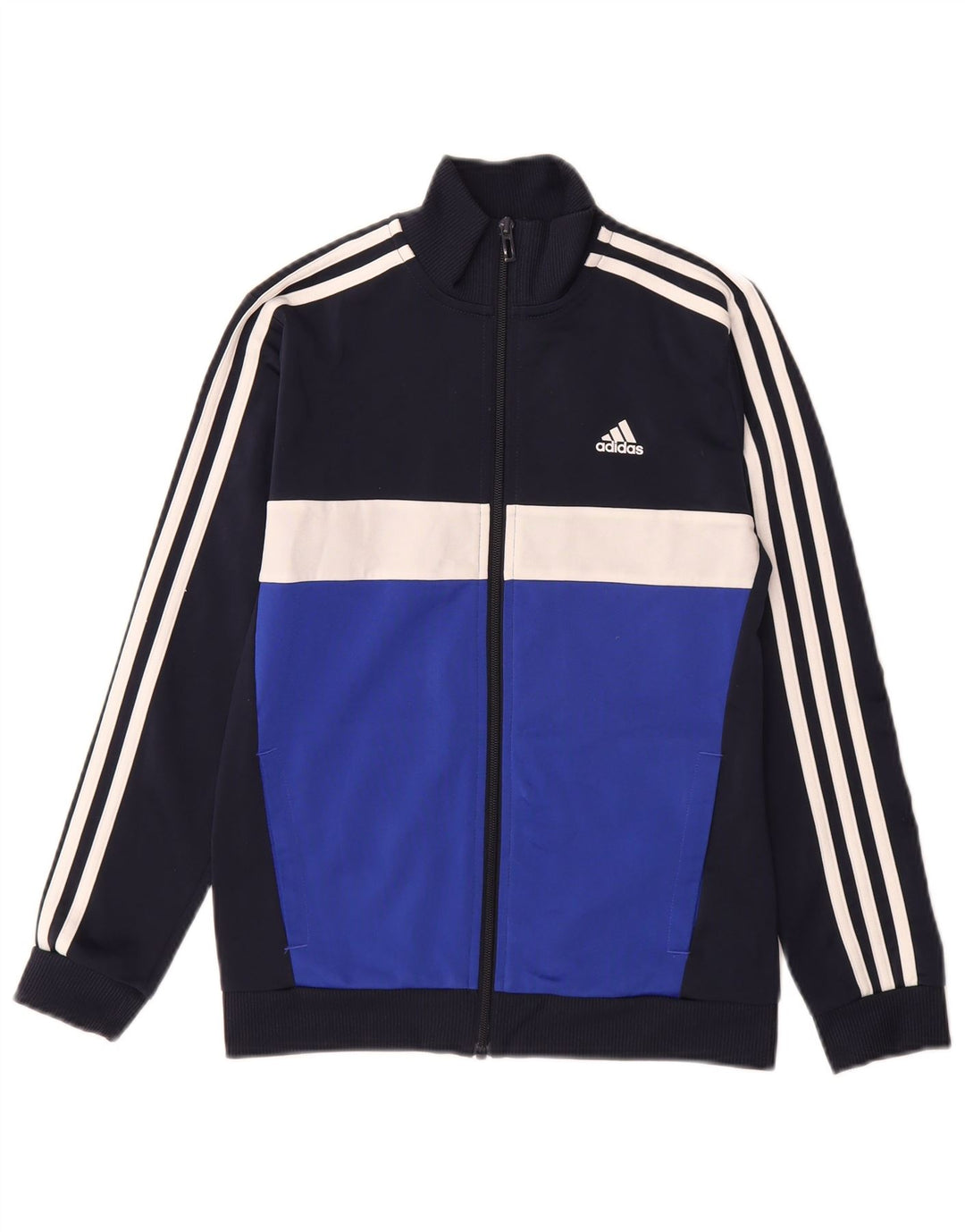 ADIDAS Jungen Aeroready Trainingsanzug Top Jacke 11-12 Jahre Marineblau