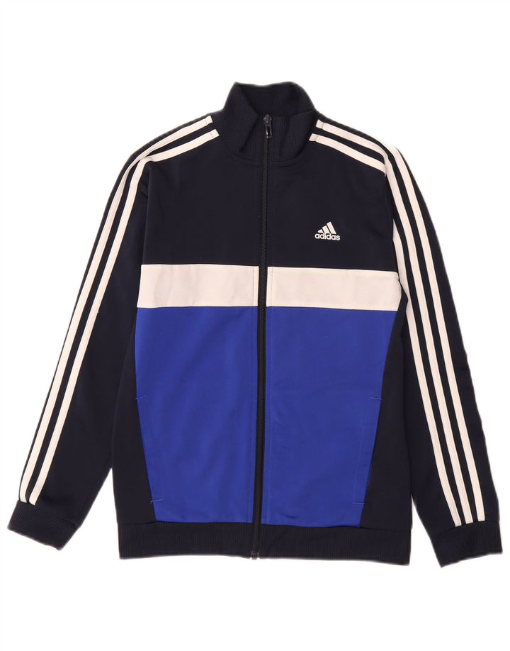 ADIDAS Jungen Aeroready Trainingsanzug Top Jacke 11-12 Jahre Marineblau