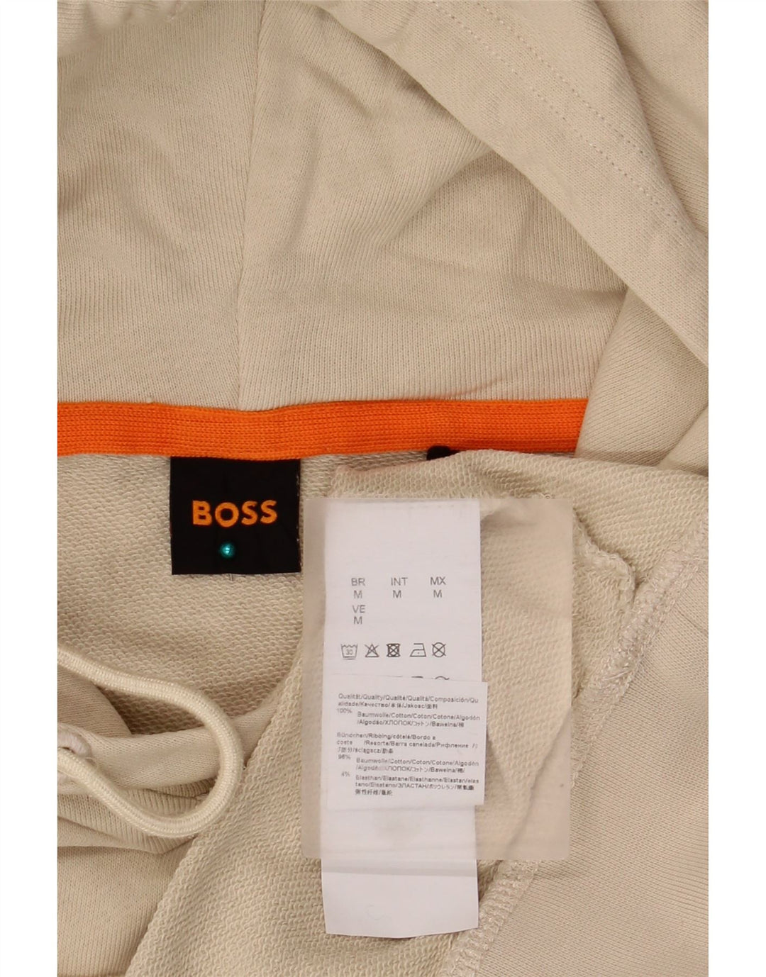Hugo Boss Herren Kapuzenpullover aus mittelbeiger Baumwolle