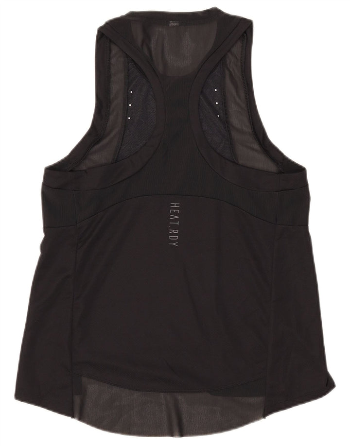 Adidas Damen Weste Top UK 12 Medium Schwarz