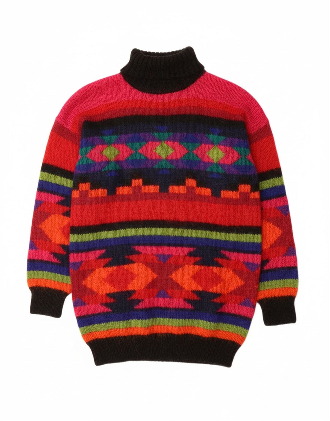 BHS Rollkragenpullover für Damen, Gr. 10/12, mittelmehrfarbig