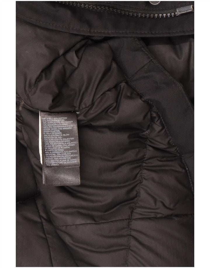 The North Face Damen Wattierter Mantel UK 10 Small Schwarz Baumwolle