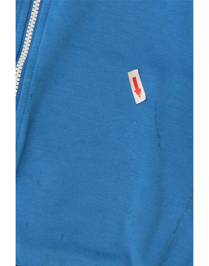Asics Herren-Trainingsanzug mit grafischem Oberteil, 2XL, blaue Farbblock-Baumwolle
