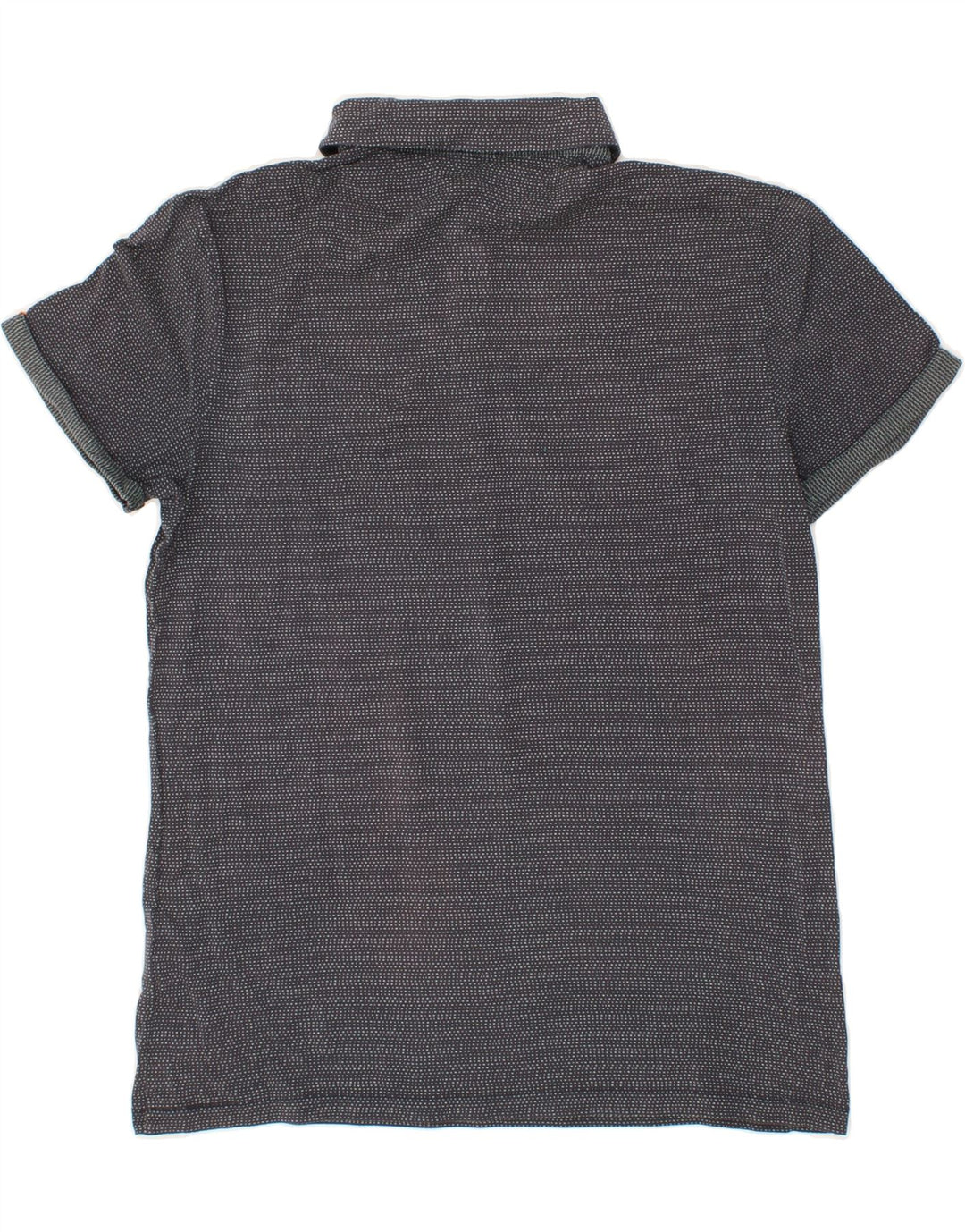 HUGO BOSS Mens Polo Shirt Medium Navy Blue Spotted Vintage Hugo Boss and Second-Hand Hugo Boss from Messina Hembry 