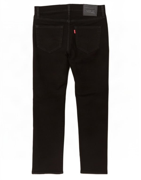Levi's Herren 512 Slim Tapered Jeans W29 L32 Schwarze Baumwolle