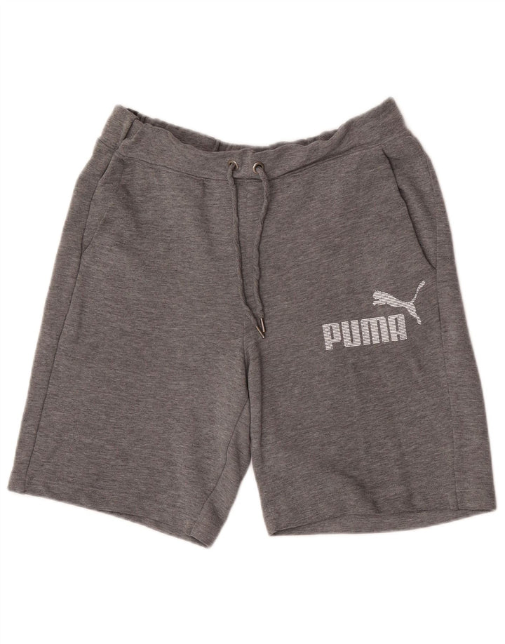 Puma Herren Graphic Sport Shorts Mittelgrau