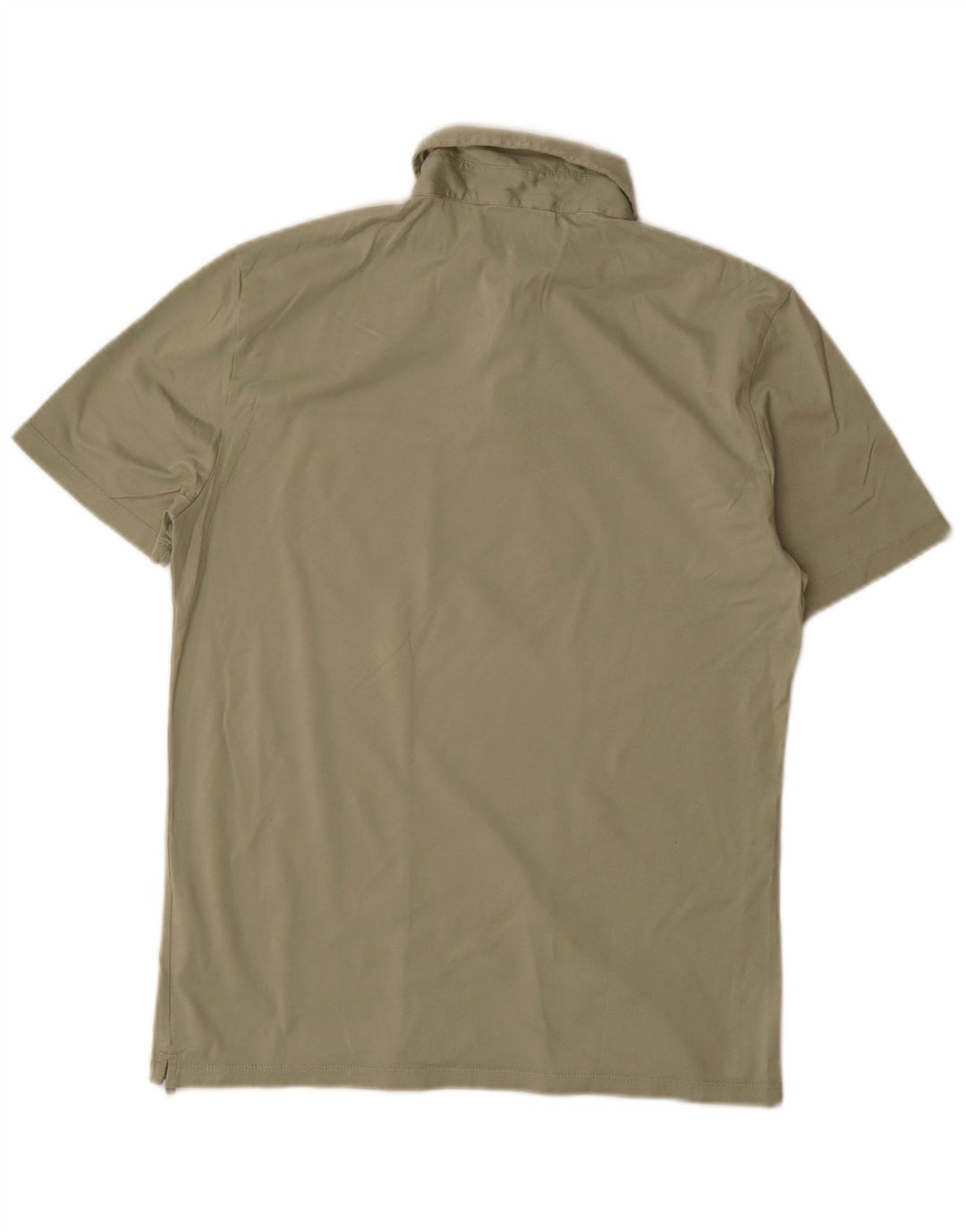 Reiss Herren-Poloshirt aus mittlerer Khaki-Baumwolle