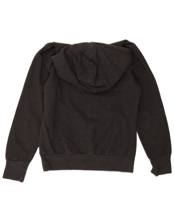 Puma Damen Graphic Hoodie Pullover UK 12 Medium Schwarz