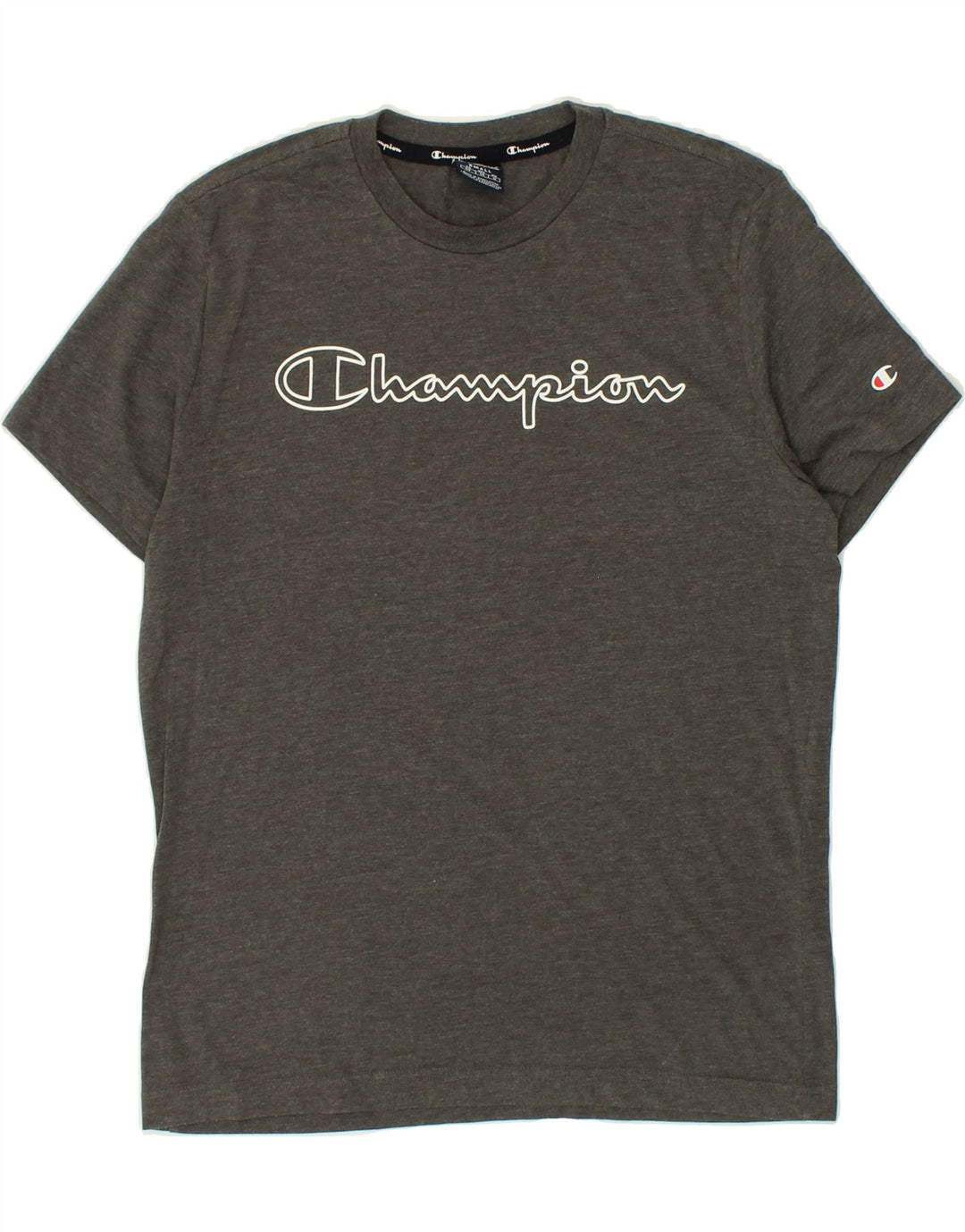 CHAMPION Mens Graphic T-Shirt Top Small Grey Cotton Vintage Champion and Second-Hand Champion from Messina Hembry 