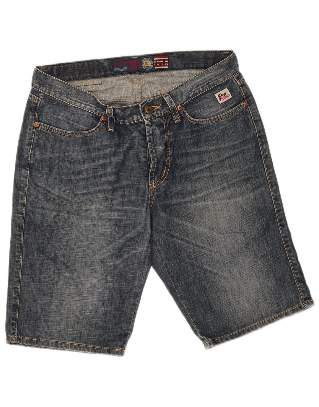 Roy Rogers Damen Jeansshorts IT 44 Medium W30 Blaue Baumwolle