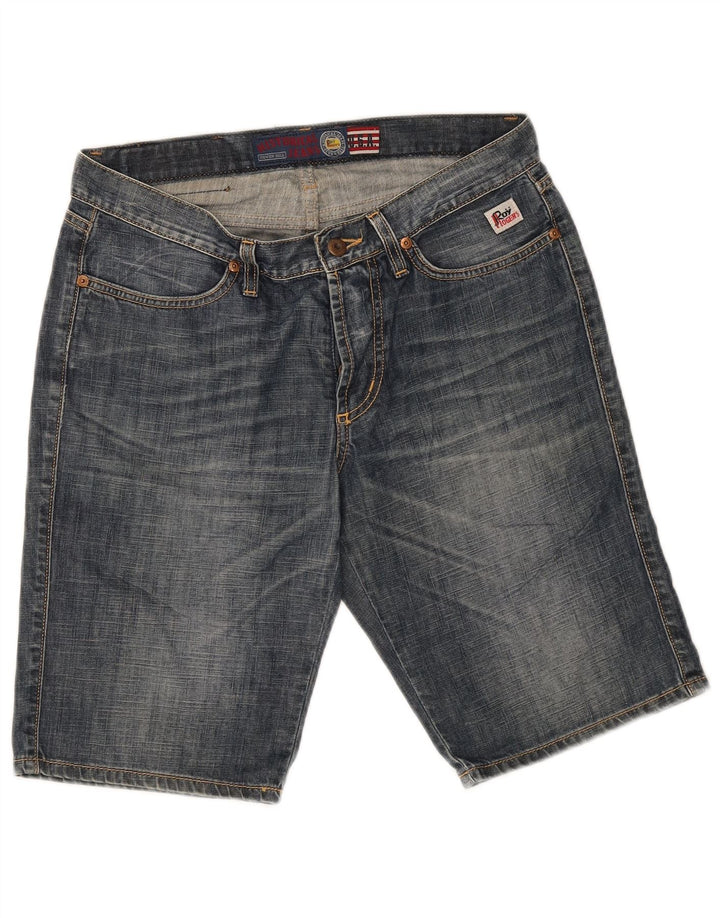 Roy Rogers Damen Jeansshorts IT 44 Medium W30 Blaue Baumwolle
