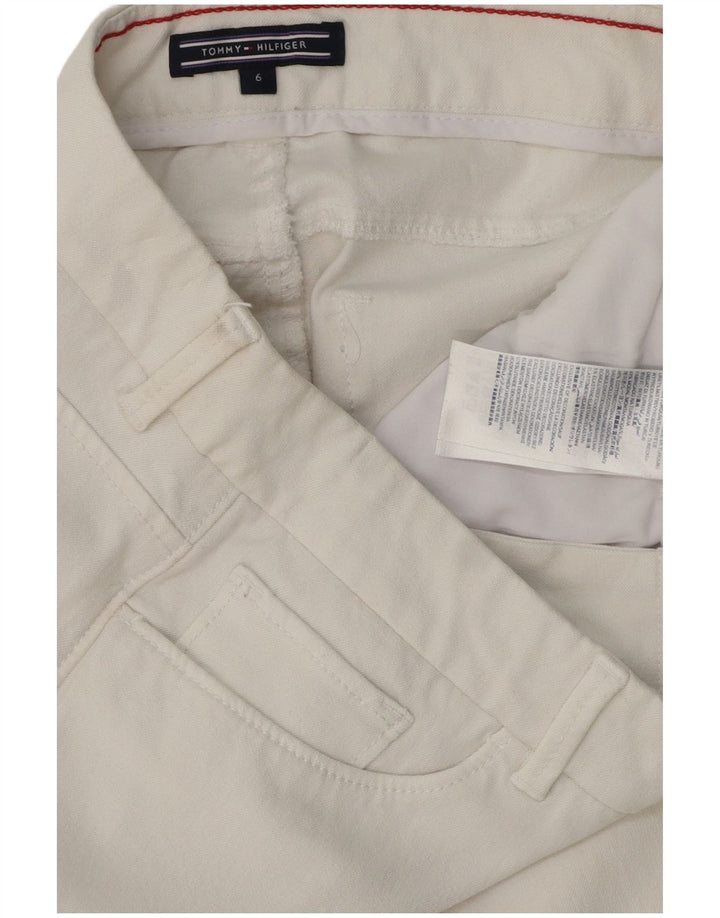 TOMMY HILFIGER Damen Skinny Jeans US 6 Medium W28 L30 Weiße Baumwolle