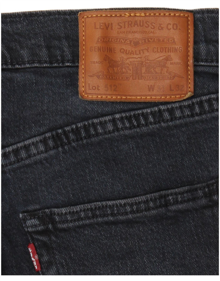 Levi's Herren 512 Slim Tapered Jeans W31 L26 Marineblau