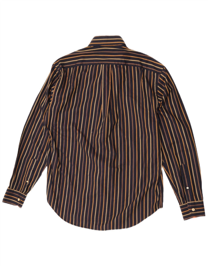 Harmont & Blaine Herrenhemd aus mittelblauer, gestreifter Baumwolle