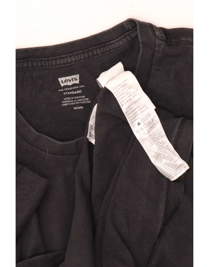 Levi's Herren-T-Shirt mit Standard-Passform, mittelschwarze Baumwolle
