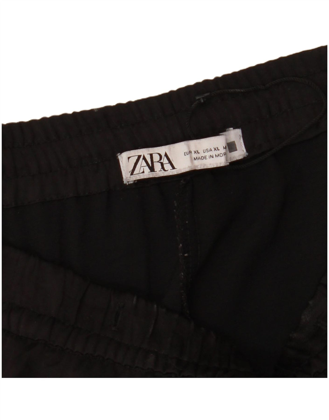 Zara Damen Cargo-Trainingshose UK 18 XL Schwarz