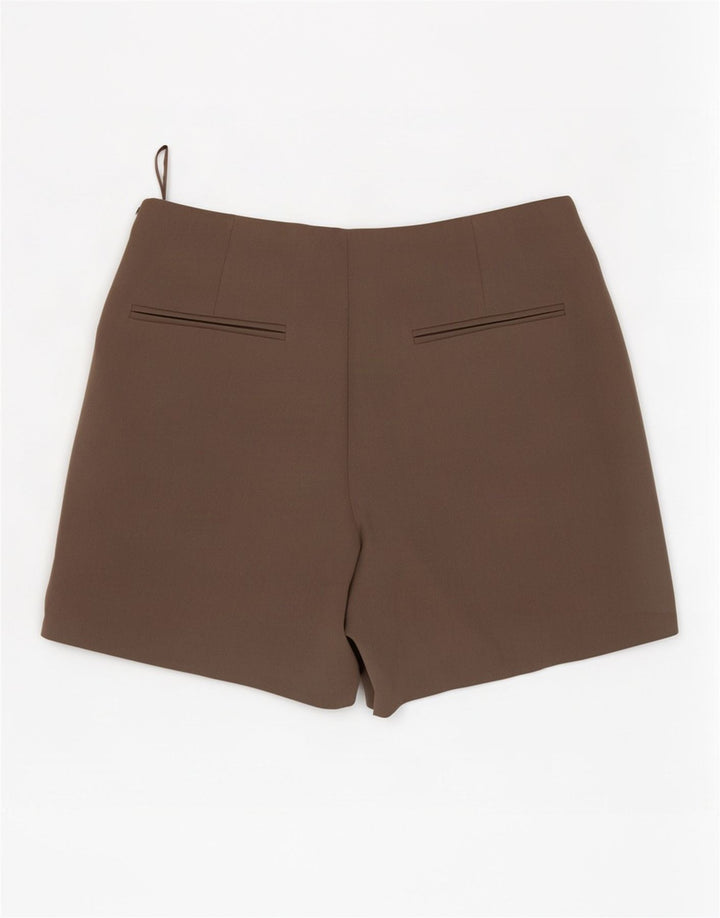 Zara Damen Skort Shorts UK 12 Mittelgrau