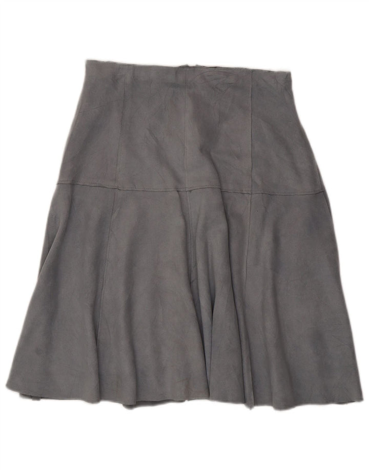 Zara Damen Wildlederrock Large W30 Blau