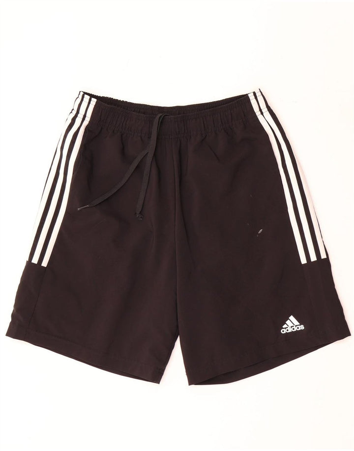 Adidas Herren Sportshorts Mittelschwarzes Colourblock-Polyester
