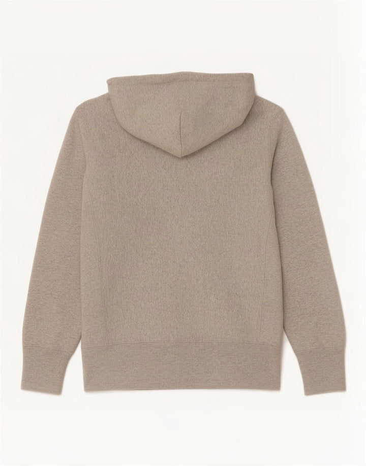 Champion Herren Reverse Weave Graphic Kapuzenpullover aus mittelgrauer Baumwolle