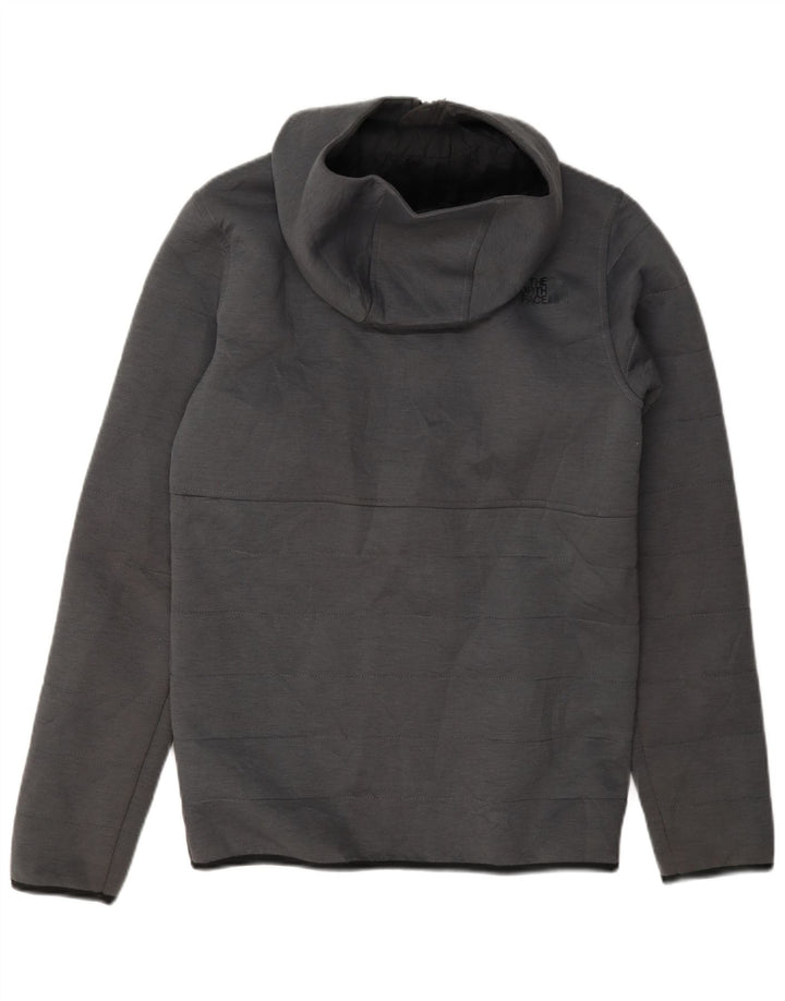 The North Face wattierte Herrenjacke mit Kapuze, UK 34, XS, Grau, Polyester
