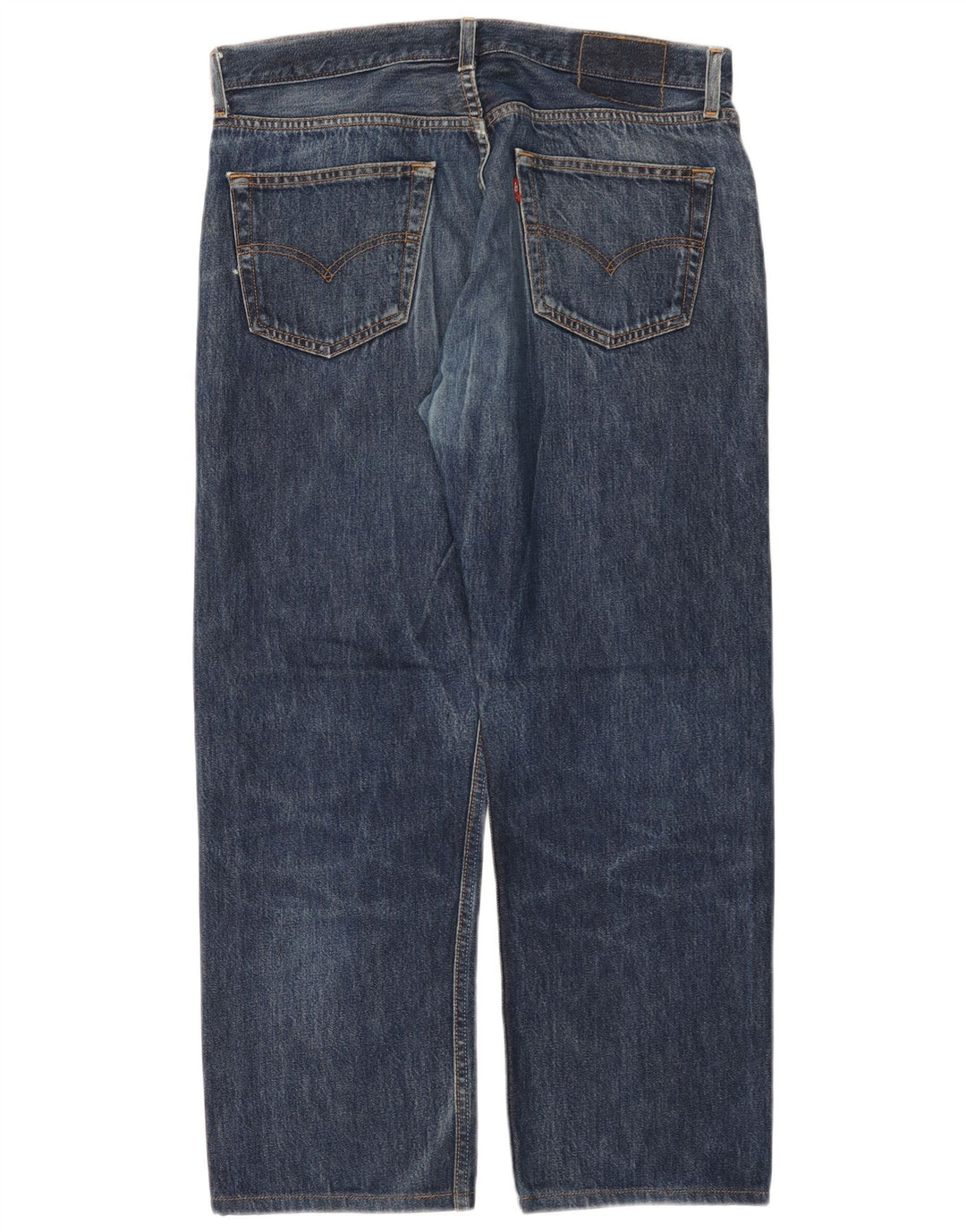 LEVI'S Herren 501 Straight Jeans W34 L28 Blaue Baumwolle