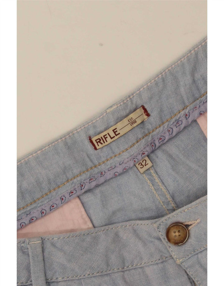 Rifle Damen Chino-Shorts, Größe L, W32, Blau