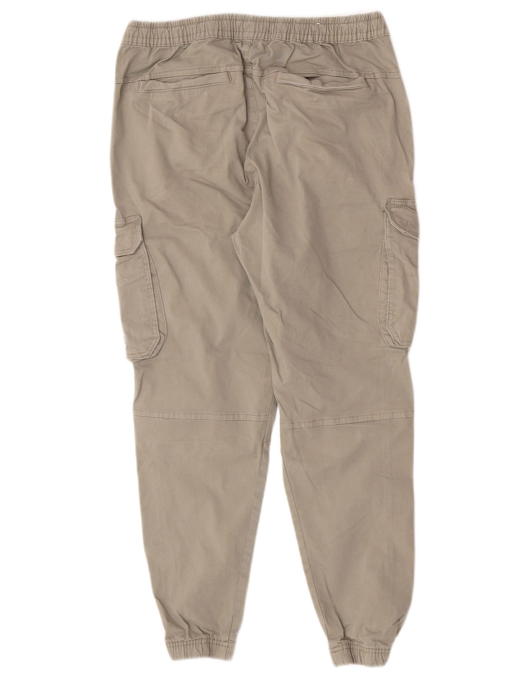 Zara Herren Jogger Cargohose W30 L27 Graue Baumwolle