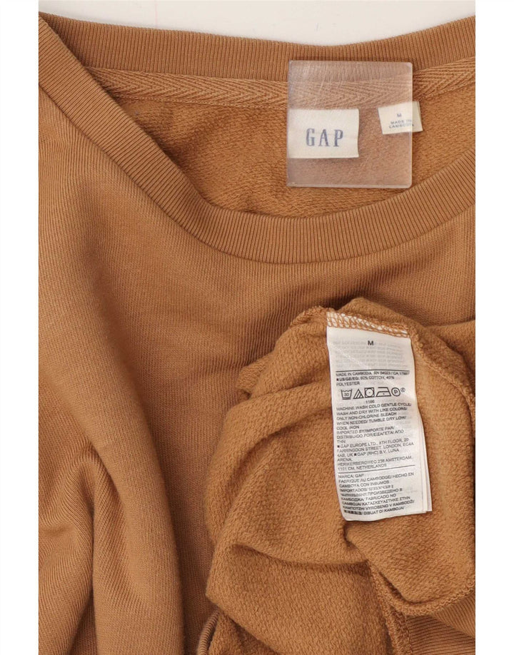 Gap Damen-Sweatshirt-Pullover, UK 14, mittelbeige Baumwolle